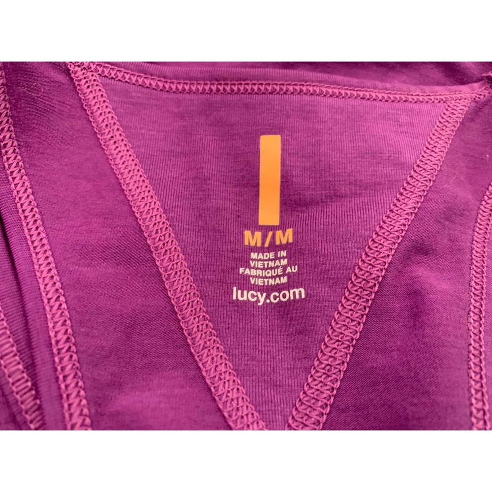 Lucy Purple Racerback Top Size Medium - Picture 8 of 8